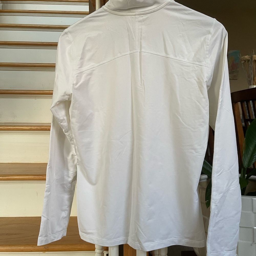 Nike Pro White Quarter-Zip Pullover - image 3